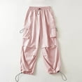 thumbnail image 4 of Men Stretchy Straight Cargo Sport Pants, Multi Pocket Thin Outdoor Daily Trousers S-XL, 4 of 8