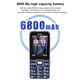 thumbnail image 3 of Teléfono Celular Desbloqueado Para Personas Mayores, Teléfono Móvil Básico G600 Con Botones Grandes Y Volumen Alto, Pantalla A Color HD De 2,4 Pulgadas, Batería De 6800 MAh,, 3 of 7