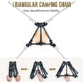 thumbnail image 4 of OneTigris Tigerblade Camping Chair, Lightweight Backpacking Portable Hiking Compact 330lbs Capacity, 4 of 7