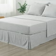 thumbnail image 3 of SUTENGDA 8 Piece Bed In A Bag  Cationic Dyeing Cozy Comforter Bedding Set (Queen  Khaki), 3 of 6