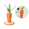 thumbnail image 2 of Kitty Scratch Post Cute Carrot Shape Kitty Floor Scratcher Resistente Al Desgaste Sisal Kitty Scratching Tree Con Base Estable Antideslizante Para Interiores Cateissary PT001680-01, 2 of 6