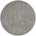 thumbnail image 3 of Safavieh Athens Talia Solid Shag Area Rug, Light Gray, 6'7" x 6'7" Round, 3 of 13