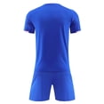 thumbnail image 6 of Boys 2 Piece Athletic Soccer Jersey Sport Team Soccer Uniforms with Shorts Shirt 2026 Blue S, 6 of 6