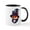 White/Black Inside, variant on CafePress - Fox Wizard Magic Fantasy - 11 oz Ceramic Mug - Novelty Coffee Tea Cup