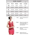 thumbnail image 7 of BABEYOND Women's Flapper Dresses 1920s V Neck Beaded Fringed Great Gatsby Dress (Small, Beige), 7 of 7
