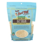 Bob's Red Mill Organic Hot Cereal, Oat Bran, 18 Oz (Pack of 4)