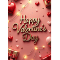 thumbnail image 4 of Valentine's Day Party Decoration Banner Heart Design Backdrop Event Photo Props Love Celebration Romance Gift Box Background, 4 of 4