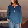 thumbnail image 6 of Women's Casual Gradient Long Sleeve-Neck, 6 of 7