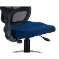 thumbnail image 5 of Armless Mesh Drafting Stool, Fabric, Blue, Mid Back, 5 of 6