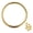 Gold, variant on The Beadsmith Memory Wire & End Caps - Gold-Plated, 1 mm Thick, 2.25 in Diameter, w/ 8 End Caps
