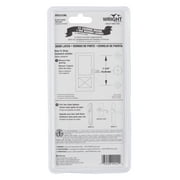 Wright Products Steel Colonial Tie Down Push Button Door Latch for Screen and Storm Doors, Black