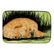 Carolines Treasures Chow Dish Drying Mat, 14" x 21", Multicolor