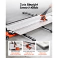 thumbnail image 2 of KFFKFF 71-Inch Manual Tile Cutter, Upgraded Rail and Sliding Head, Precision Alignment Guide, Tungsten Carbide Cutting Wheel, Support Legs with Swivel Wheels, 2 of 9