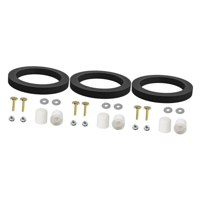 5 Ensembles Kit d'Étanchéité de Toilette Boulons Réparation de Toilette de VR Joint Kit de Toilette Joints de VR Joint de VR Joint de VR Joint de Toilette de VR Joint de Toilette de VR Remplacement de Toilette de VR Anneau de Toilette de VR Joint Plastique