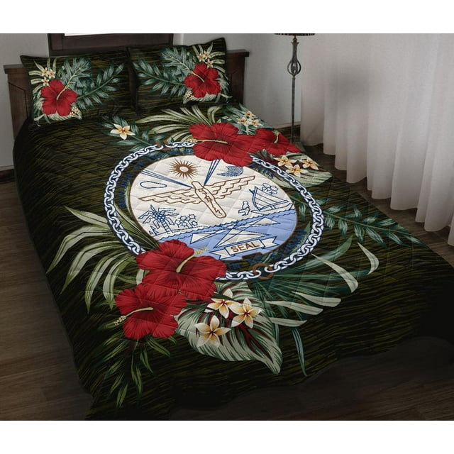 Juego de cama acolchado Islas Marshall - Special Hibiscus
