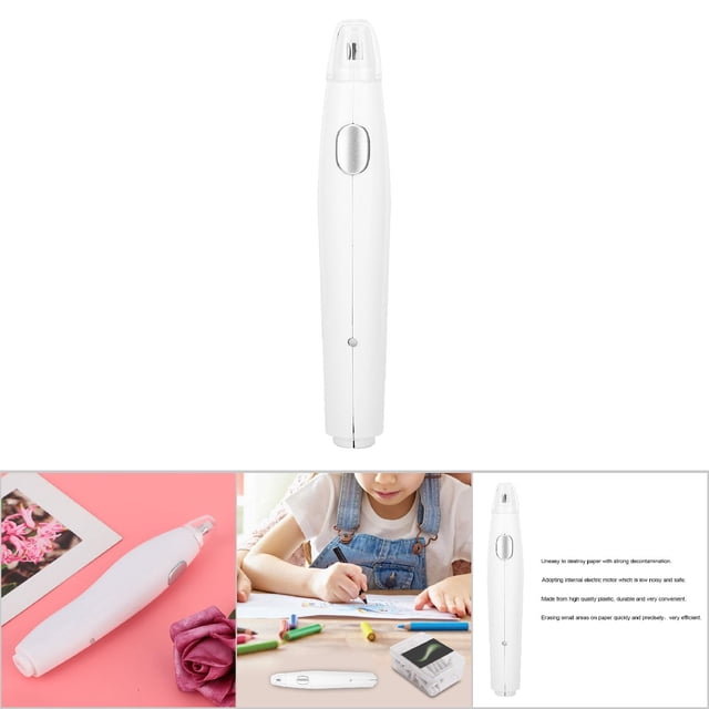 Compact Electric Eraser, USB Charging Refillable Erasing Tool for Art Students, Teachers and Drawing Lovers, with 16 Replacement Refills