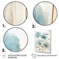 thumbnail image 3 of Designart "Poppy Meadow in Blue and Grey" Floral Framed Wall Art - Traditional Blue Poppies Bedroom Framed Canvas Wall Art, 3 of 6