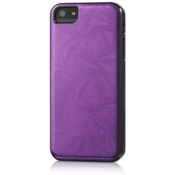 Dream Wireless Cristal avec Boîtier en Aluminium pour iPhone 5/5S, Emballage de Détail, Affaire d'Amour Violet Arrière