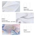 thumbnail image 4 of Dailycode Kitchen Wash Cloths with Hanging Loops Absorbent Absorbent Quick Drying Hand Towels, 2 Pack, Watercolor Bow and Rose Flower, 4 of 7