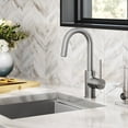 thumbnail image 3 of KRAUS Oletto Single Handle Kitchen Bar Faucet with QuickDock Top Mount Installation Assembly in Spot Free Stainless Steel, 3 of 12