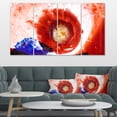 thumbnail image 1 of Beautiful Curlicue of Paints - Abstract Canvas Art Print, 1 of 4