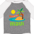 thumbnail image 4 of Inktastic I Love Maui Boys or Girls Long Sleeve Baby Bodysuit, 4 of 5