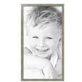 thumbnail image 2 of ArtToFrames 21" x 39" Champagne Pebble Metallic Picture Frame, 21x39 inch Silver Wood Poster Frame (WOM-5258),  Pack, 2 of 7