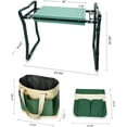thumbnail image 3 of Upgraded Garden Kneeler and Seat with Thicken & Widen Soft Kneeling Pad,Heavy Duty Foldable Gardener Stool with 2 Tool Pouches,Gardening Gifts for Women Mom Men Seniors¡­…, 3 of 6