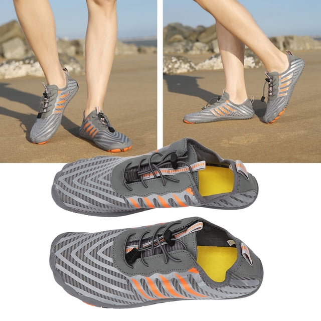 1 par de Zapatos de Agua de Secado Rápido Calcetines Descalzos para Nadar Surf Piscina Senderismo Caminar Fitness Ciclismo Montañismo Gris ANGGREK Otros