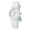 White, variant on Women's men's Watch Simple Digital Silicone Watch with Star Pendant: Rubber Band Clear Dial Analog Quartz – Gift