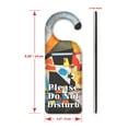 thumbnail image 3 of Do Not Disturb Door Knob Hanger Sign - Kandinsky: Balancement, 3 of 3