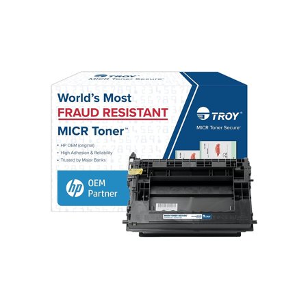 UPC: 0634360047773 | Troy MICR Toner Secure M610/M611/M612 Black Standard Yield and Cartridge (02-W1470A-001) 6012639