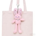 thumbnail image 1 of Llavero de peluche de peluche – Peluche de conejo de Pascua adorable, clip de viaje divertido, figura de peluche decorativa suave, regalo de cumpleaños navideño genial, 1 of 5