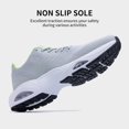 thumbnail image 3 of AOV GREEN LEAF Mens Running Shoes Tennis Athletic Sneakers Gym Comfortable Walking Sport Non Slip Workout Cross Training Shoe Size 7-13, 3 of 9