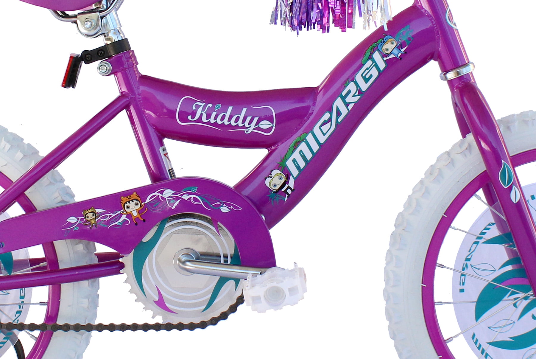 Girls BMX Bicycle Purple Micargi KIDDY-G-PP 16 in