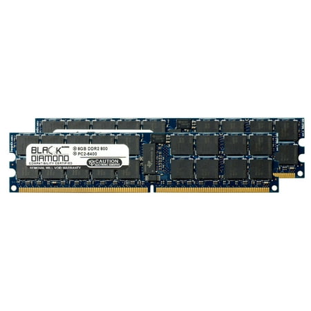 Pc2 3200 Ecc Registered Ram - 16GB 2X8GB Memory RAM for Dell PowerEdge R905 DDR2 ECC Registered RDIMM 240pin PC2-6400 800MHz Black Diamond Memory Module Upgrade