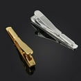thumbnail image 3 of NIBOLOG 1Pc Men Simple Plain Skinny Necktie Tie Bar Clip Clasp Business Accessory Gift, 3 of 5