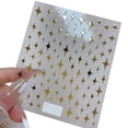 thumbnail image 7 of SmartBy Manicure Decal Non-fading Gloss Easy Paste Self Adhesive DIY Ultra Thin White Golden Black Silver Nail Shining Star Decal Nail Supplies, 7 of 7