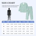 thumbnail image 4 of Naloa Sea Turtle Men’s Pajamas Set - Long Sleeve Button Down Sleep Shirt and Pajama Bottoms Sleepwear Set-Medium, 4 of 7