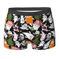 thumbnail image 6 of Men's Boxer Briefs, halloween cute ghost cartoon Soft Comfy Mens Underwear Boxer Briefs Breathable With Widen Waist, 6 of 7