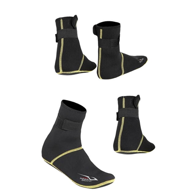 2 Pares De Zapatos De Agua, Botines De Calcetines De Playa, Botas De Buceo Antideslizantes De Neopreno De 3 Mm Premium / Botas De Buceo / Calcetines D Macarena Calcetines de buceo