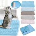 thumbnail image 2 of ML 30*40/40*50cm Pet Ice Mat Ice Silk  Breathable Multipurpose To Summer Pad Cool Clean Dog Easy Pet Cat Mat Cooling R0J7, 2 of 7