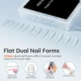 thumbnail image 6 of modelones Slip Solution for Poly Gel, 2.8oz Anti-Stick Gel Liquid for Poly Gel Nails with 120Pcs Flat Dual Nail Forms Nail Tips Clips Kit, 6 of 8