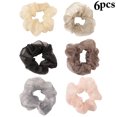 thumbnail image 2 of Chouchous pour Cheveux Grands Élastiques 6 Pcs Attaches Queue de Cheval Élastiques à Cheveux Élastiques, 2 of 10