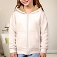 thumbnail image 7 of Coerni Boys Girls Cute Heart Hoodies Zip Up Fleece Lined Sweatshirt Hooded Cozy Preppy Sweater Teen Classic Long Sleeve Clothes, 7 of 7
