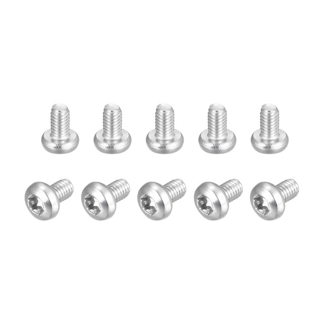 Tornillos de Seguridad Unique Bargains Torx M4x6mm Acero Inoxidable 20uds