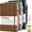 Black, Brown, Grey, variant on General Lined Journal Notebook, 3 Pack A5 College Ruled Notebooks for Work, Hardcover Notebook Each with 2 Pockets & Pen, Leather Journal for Women, Men, 160 Pages, 100GSM Thick Paper (Black)