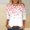 B36 Pink summer tops for women clearance under $5, variant on Summer Xqxayjr Women Tee Shirts Summer Basic Tops Under $5 Casual 3/4 Sleeve Crew Neck Valentines Cute Love Heart Print Tunic Tops for Leggings Night Out Green Blouses Clothes