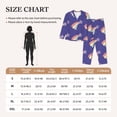 thumbnail image 4 of Pajama Sets for Women 2 Pcs, Star with a tail Button Down Long Sleeve Sleepwear Lounge PJ Sets, 4 of 6