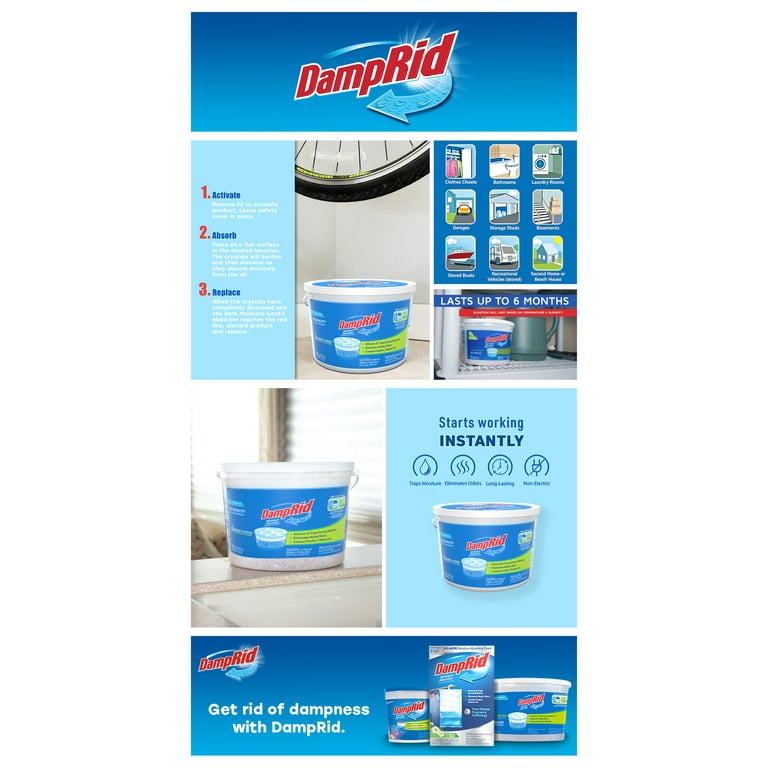 DampRid Fresh Scent Moisture Absorber HiCapacity Bucket, , 51 OFF